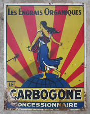Plaque publicitaire carbogone d'occasion  Saint-Pierre-Quiberon