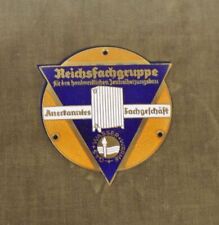 Alte plakette reichsfachgruppe gebraucht kaufen  Neugersdorf