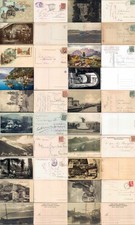 Cartoline regionali paesaggist usato  Italia