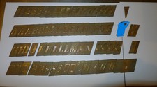 Gravograph engraver typeset for sale  NAIRN