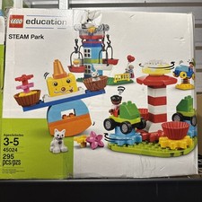 Lego Education Steam Park 45024 295 peças Duplo 6325537. Embalagens desgastadas comprar usado  Enviando para Brazil