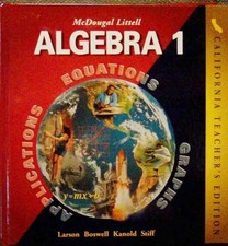 Mcdougal littell algebra for sale  Philadelphia
