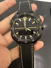 relógio masculino scuderia ferrari amarelo/preto analógico/digital comprar usado  Enviando para Brazil