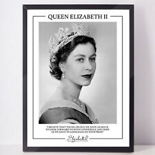 Queen elizabeth framed for sale  PLYMOUTH