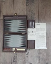 Backgammon spiel kunstlederkof gebraucht kaufen  Deutschland