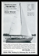 Reklame 1961 seekreuzer gebraucht kaufen  Hamburg