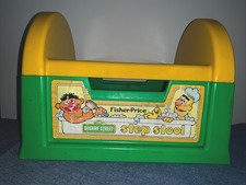 Assento de cadeira vintage Sesame Street Bert & Ernie por Fisher-Price 1987 comprar usado  Enviando para Brazil