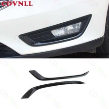 Usado, Capa tira farol de neblina dianteiro externo fibra de carbono ABS para Ford Focus 2015-2018 comprar usado  Enviando para Brazil
