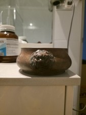 Usado, Queimador de incenso chinês bronze panela com cabo comprar usado  Enviando para Brazil