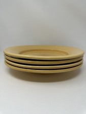 Juego de 4 platos de cena amarillos de 12 pulgadas de sobremesa ilimitados de tamaño excesivo segunda mano  Embacar hacia Mexico