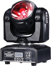 Luz de cabeça móvel feixe 60W RGBW luz de ponto LED super brilhante por DMX 512 Sound Act comprar usado  Enviando para Brazil