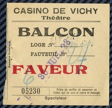 Théâtre casino vichy d'occasion  Pont-de-Vaux