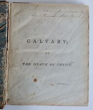 1792 Calvary Or The Death of Christ in ENGLISH antique POETRY comprar usado  Enviando para Brazil