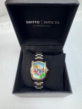 Invicta Britto conjunto de relógio com pulseiras com caixa edição limitada 137/2000 à prova d'água comprar usado  Enviando para Brazil