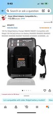 Battery charger ridgid for sale  Calhoun