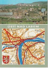 Cartolina ústi nad usato  Spedire a Italy