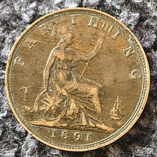 Münze farthing 1891 gebraucht kaufen Münze farthing 1891 gebraucht kaufen  Marl
