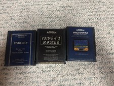 Atari 2600 Lote De 3 Jogos Activision Kung Fu Master Space Shuttle Enduro comprar usado Atari 2600 Lote De 3 Jogos Activision Kung Fu Master Space Shuttle Enduro comprar usado  Enviando para Brazil