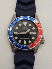 Seiko relógio automático masculino 7S26-0030 mergulhadores SKX015 PEPSI - REPAROS DE PEÇAS DE REPOSIÇÃO comprar usado  Enviando para Brazil