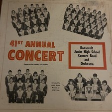 Roosevelt Junior High School Band And Orchestra 41st Annual Concert 12” LP 1965 segunda mano  Embacar hacia Mexico
