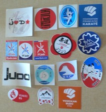 Lot autocollants judo d'occasion  Bourg-Saint-Maurice