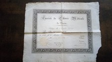 Diploma society medical d'occasion  Expédié en Belgium