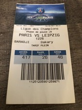 Ticket psg liepzig d'occasion  Jujurieux