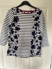 Joules white navy for sale  HULL
