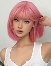 Perruque synthétique rose d'occasion  Artix