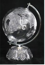 Waterford crystal globe for sale  PETERBOROUGH