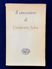 Canzoniere umberto saba usato  Trevignano Romano