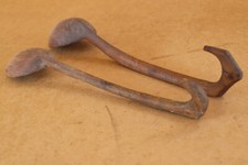 Eletrodomésticos de cozinha antigos colheres de madeira esculpidas fazenda início do século 20. comprar usado  Enviando para Brazil