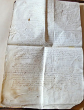 Normandie parchemin 1496 d'occasion  Morestel