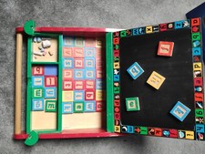 Alphabet blackboard wooden for sale  NORTHWOOD