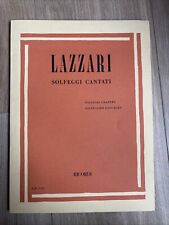 Spartito ricordi lazzari usato  Venezia