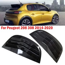 Usado, Capas de persiana quarto janela traseira fibra de carbono ABS para Peugeot 208 308 2014-2020 comprar usado  Enviando para Brazil