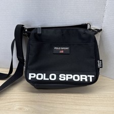Bolsa carteiro vintage polo esporte Ralph Lauren preta tiracolo anos 90 Y2K comprar usado Bolsa carteiro vintage polo esporte Ralph Lauren preta tiracolo anos 90 Y2K comprar usado  Enviando para Brazil