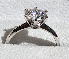 Bague solitaire carats d'occasion  Le Mans