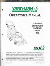 Mtd yard man for sale  Vulcan