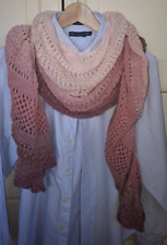 Strickschultertuch schal rose gebraucht kaufen  Xanten