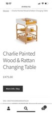 Charlie white rattan for sale  SHOTTS