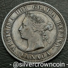 Usado, Confederação do Canadá 1 centavo 1882 H. KM#7. Moeda de bronze de um centavo. P. Victoria. SC comprar usado  Enviando para Brazil