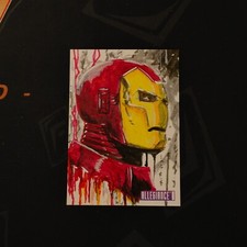2022 Upper Deck Marvel Allegiance Infinity Trilogy cartão esboço 1/1 HOMEM DE FERRO comprar usado  Enviando para Brazil
