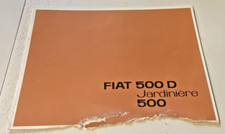 Brochure fiat 500 d'occasion  Quarré-les-Tombes