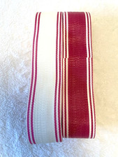 Kit com 2 Re-Web cadeira de gramado REPARO correia/fita listrada rosa e branca vintage comprar usado  Enviando para Brazil