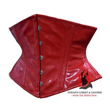 Red pvc corset for sale  BRADFORD