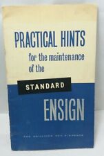 Standard ensign maintenance for sale  CLACTON-ON-SEA