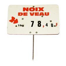 étiquette boucherie vintage d'occasion  Cerisy-la-Salle