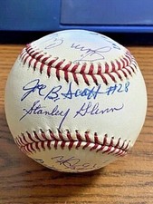 BOLA DE BEISEBOL ONL AUTOGRAFADA ASSINADA POR JOGADORES DA LIGA NEGRA!  Joe B Scott, Willie Pope! comprar usado  Enviando para Brazil