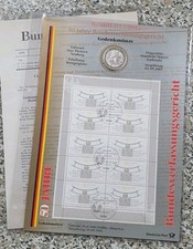 Numisblatt 2001 bundesverfassu gebraucht kaufen  Freiburg im Breisgau